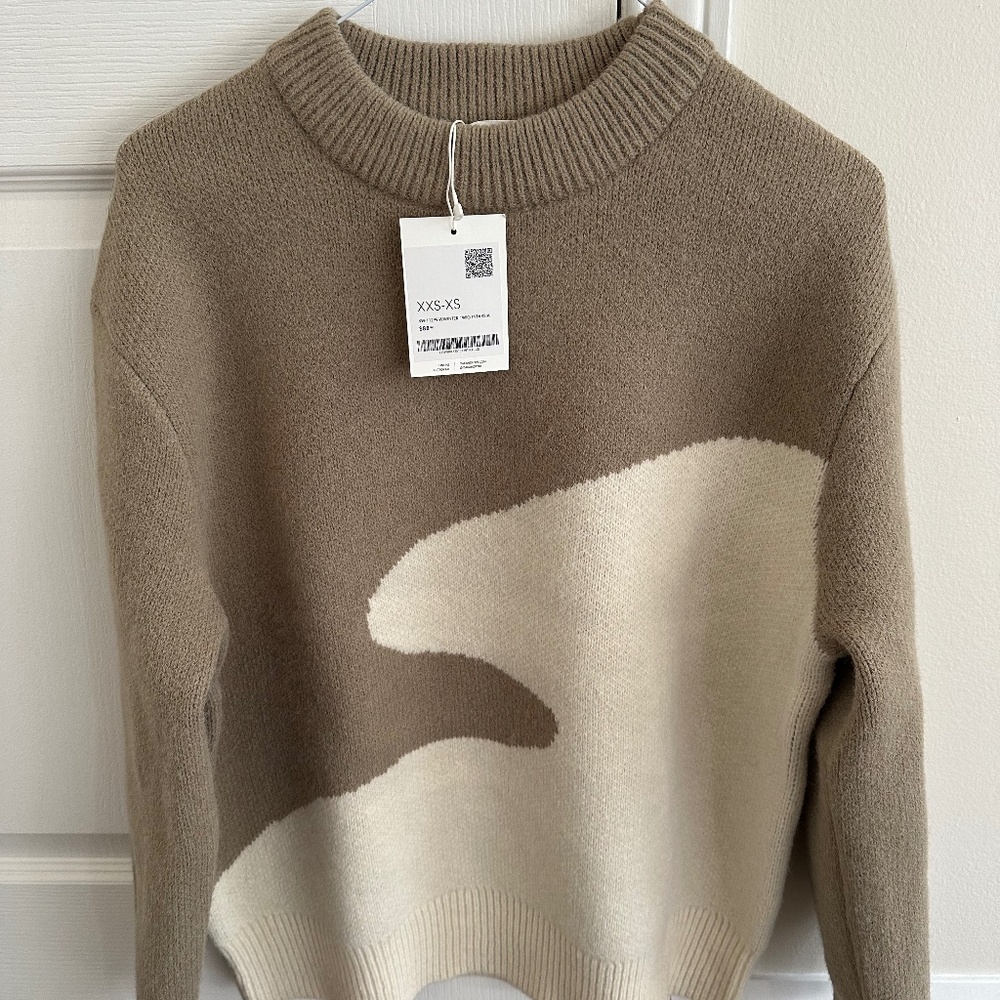 Oak & Fort Chunky Knit Oversized Sweater - New